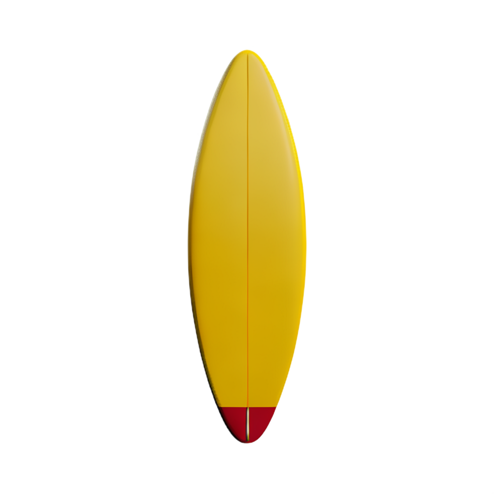 surfboard 3d rendering icon illustration png