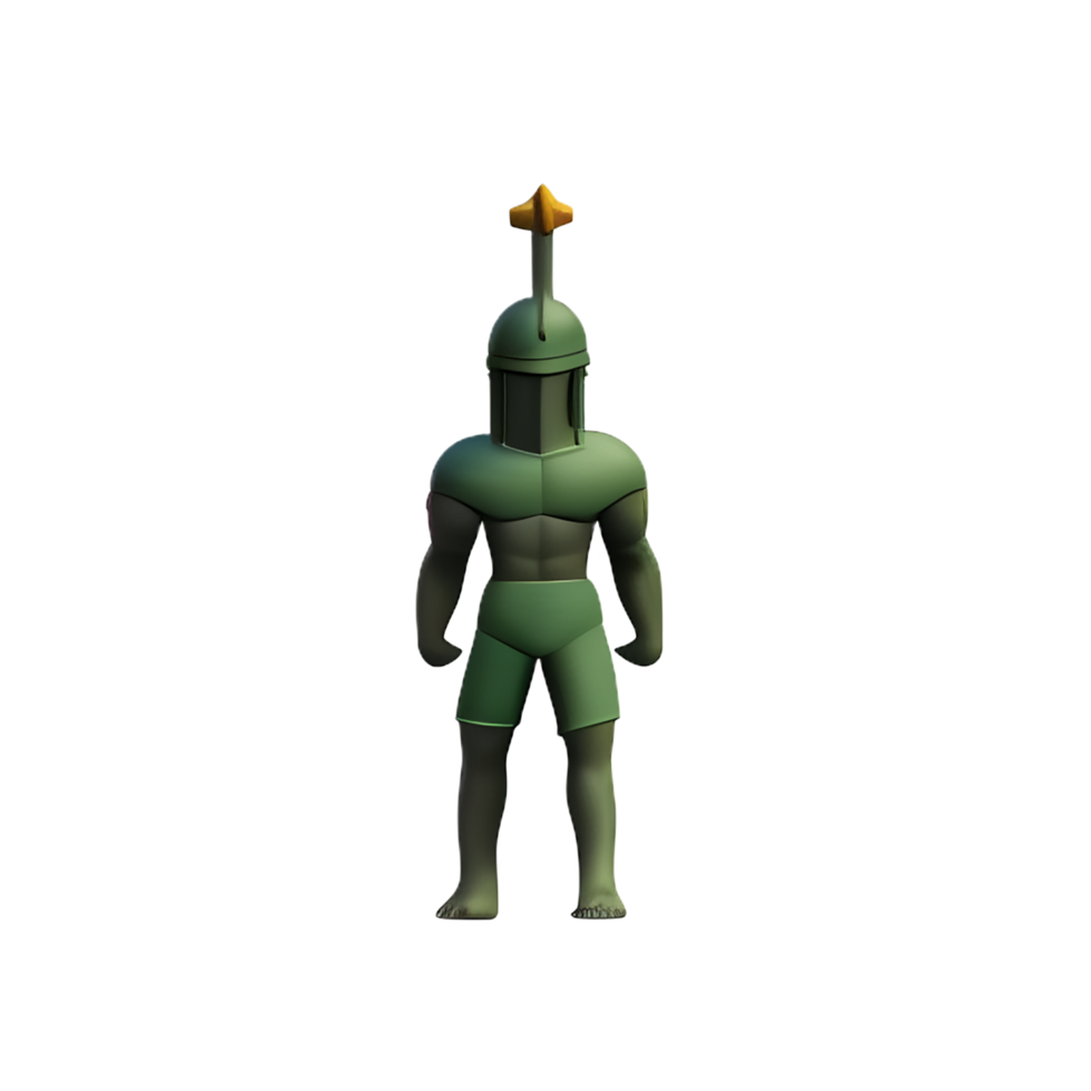 spartan  3d rendering icon illustration png