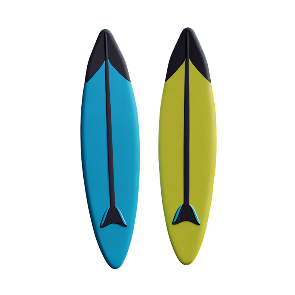 surfboard 3d rendering icon illustration png