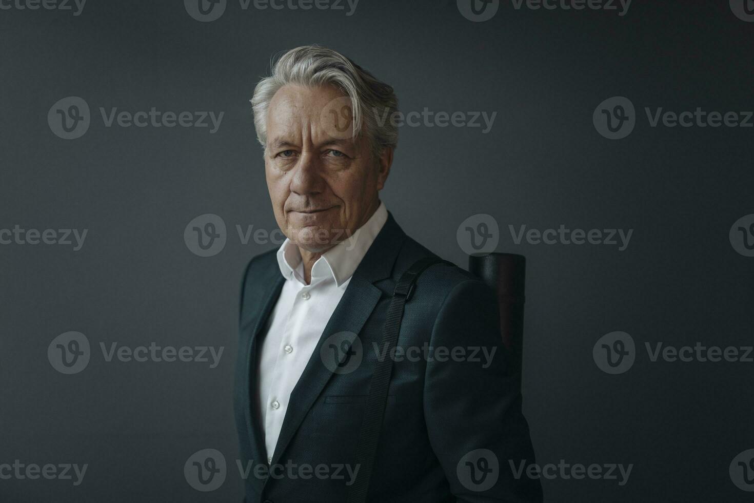 Portrait of a confident senior businessman photo