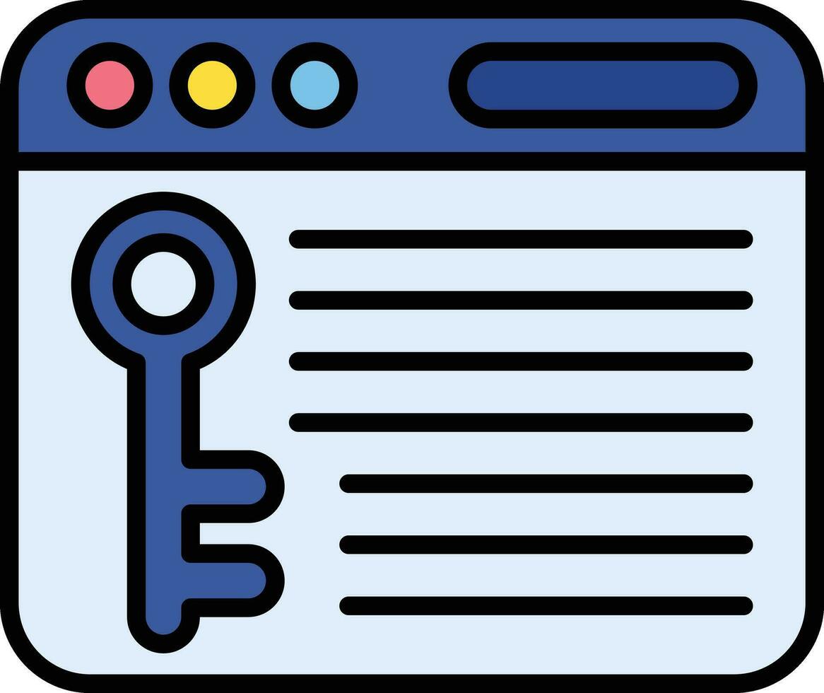 Keyword Density Vector Icon