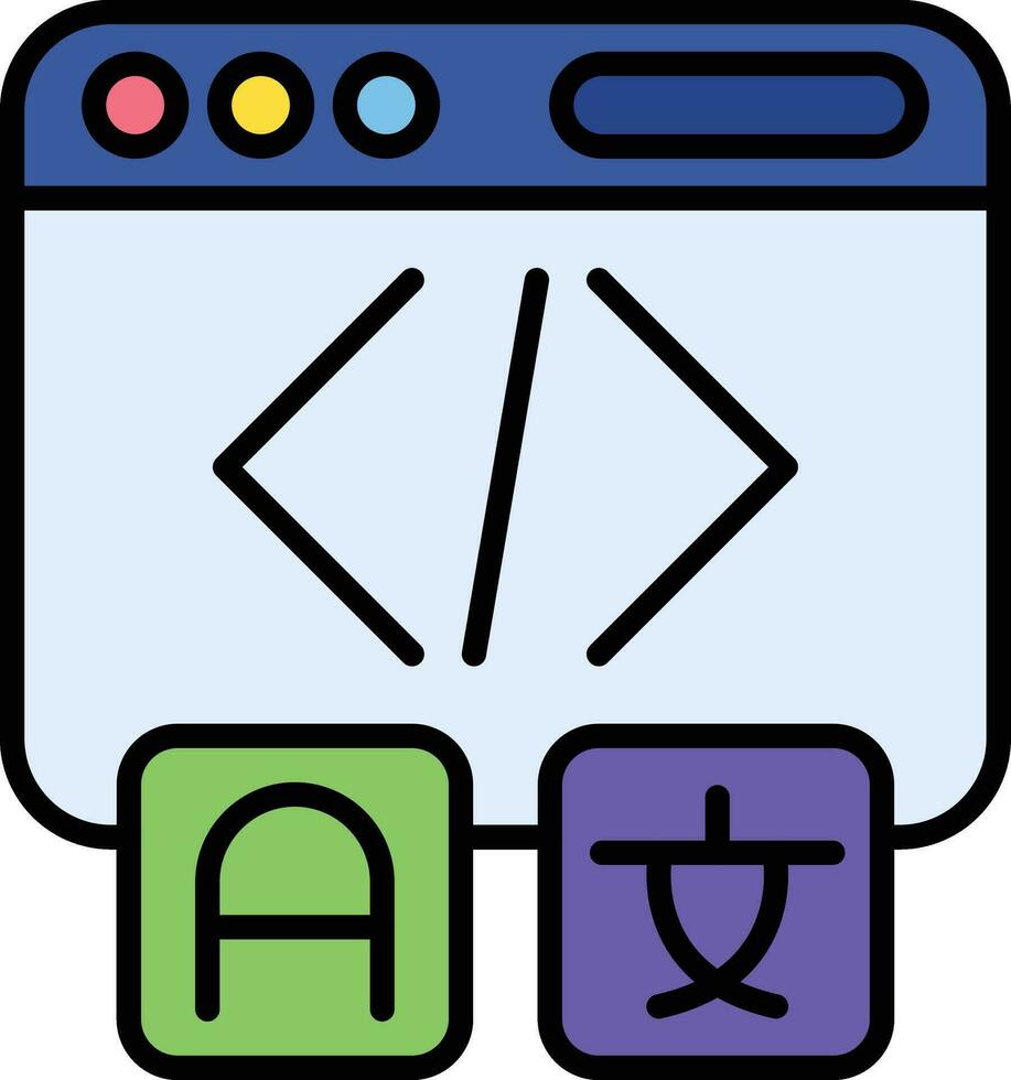 Hreflang Tag Vector Icon