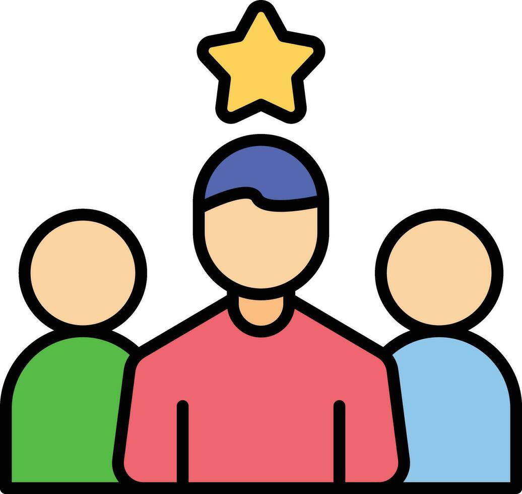 Team Leader Vector Icon