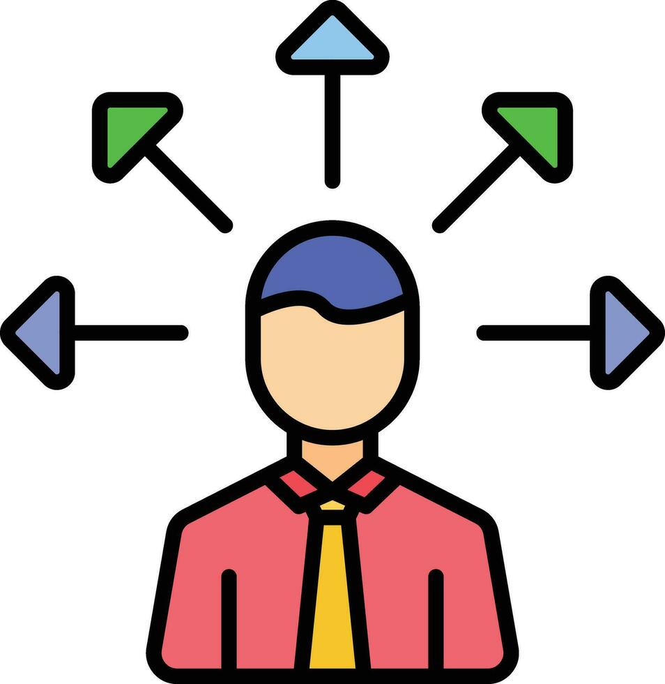 Outsource Management Vector Icon