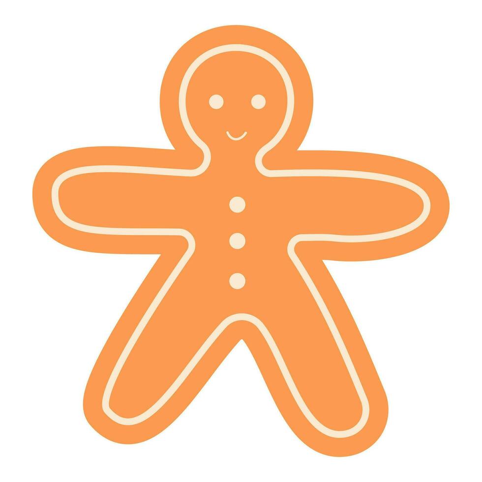 cookie christmas sweetness baking gift icon element vector