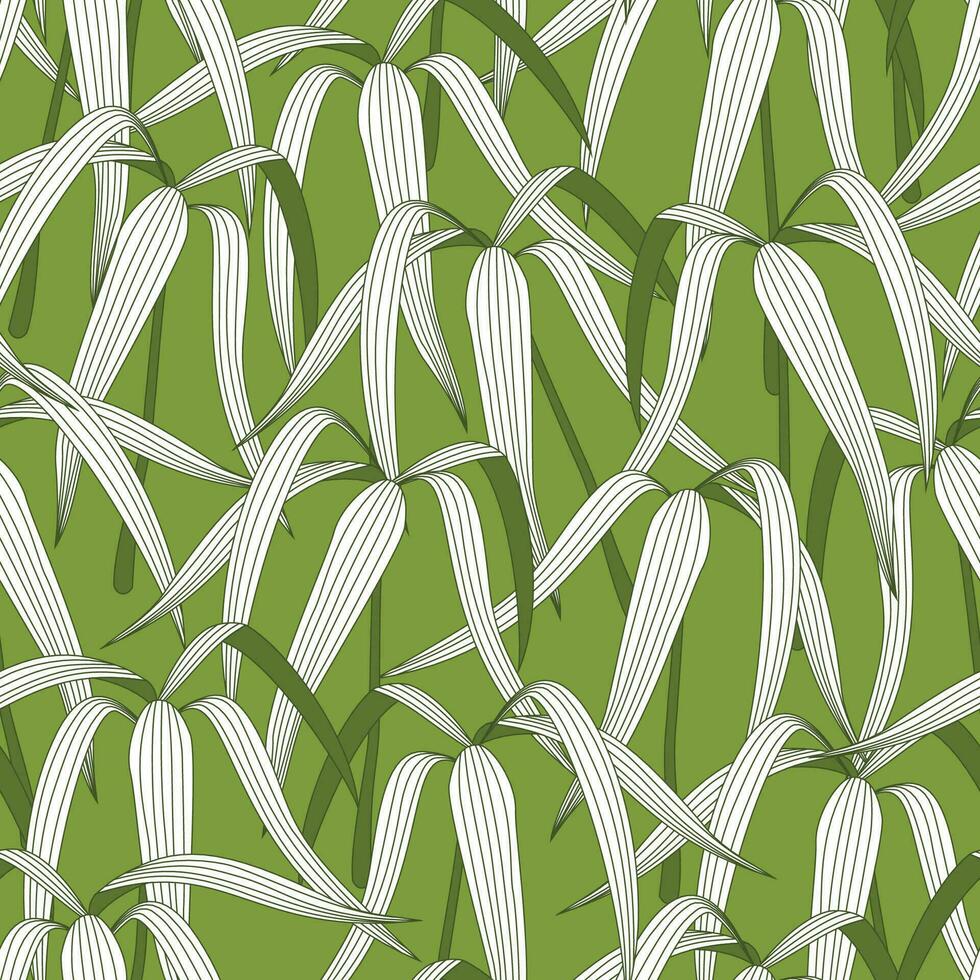 Floral seamless pattern with leaves. tropical background vector