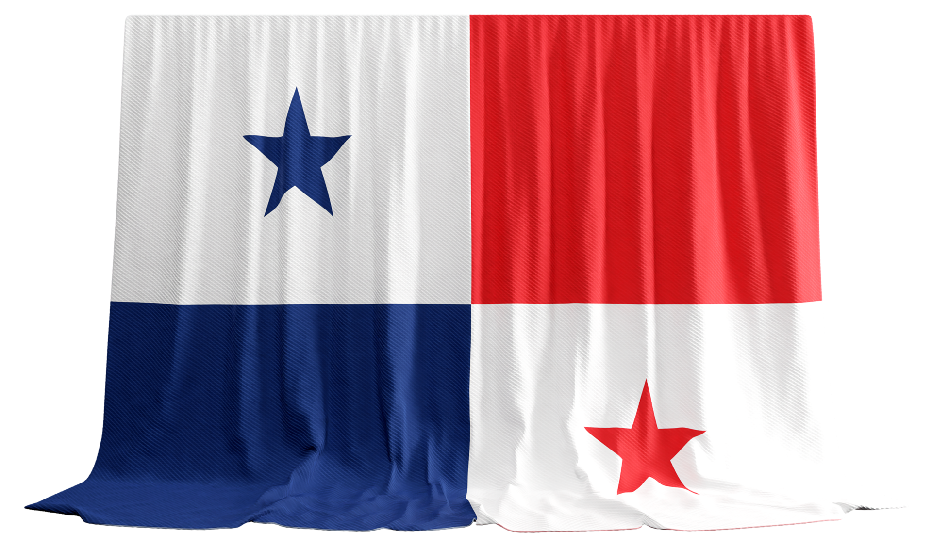 panama-flag-curtain-in-3d-rendering-called-flag-of-panama-30341236-png