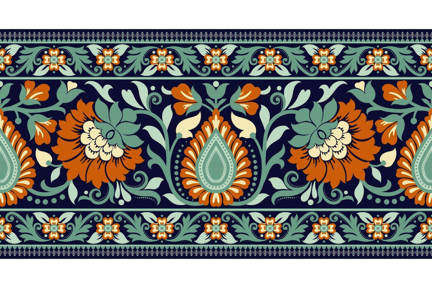 floral modelo sin costura. antecedentes sin costura modelo geométrico étnico modelo ikat sin costura digital impresión textil para fondo, alfombra, fondo de pantalla, ropa, batik, tela, impresión textil. vector