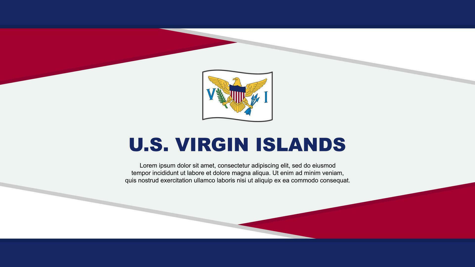 U S Virgin Islands Flag Abstract Background Design Template U S Virgin Islands Independence