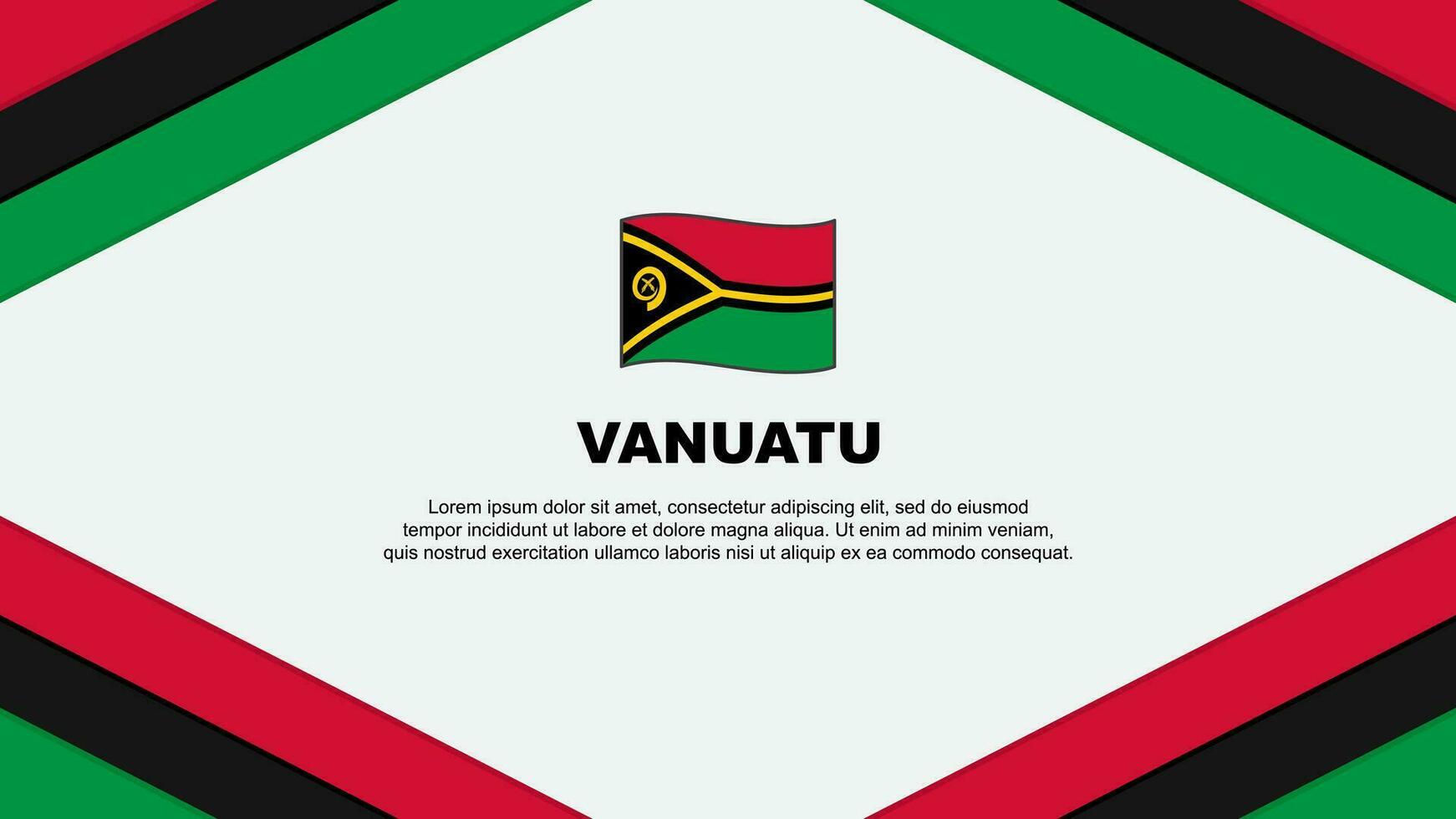 vanuatu bandera resumen antecedentes diseño modelo. vanuatu independencia día bandera dibujos animados vector ilustración. vanuatu modelo
