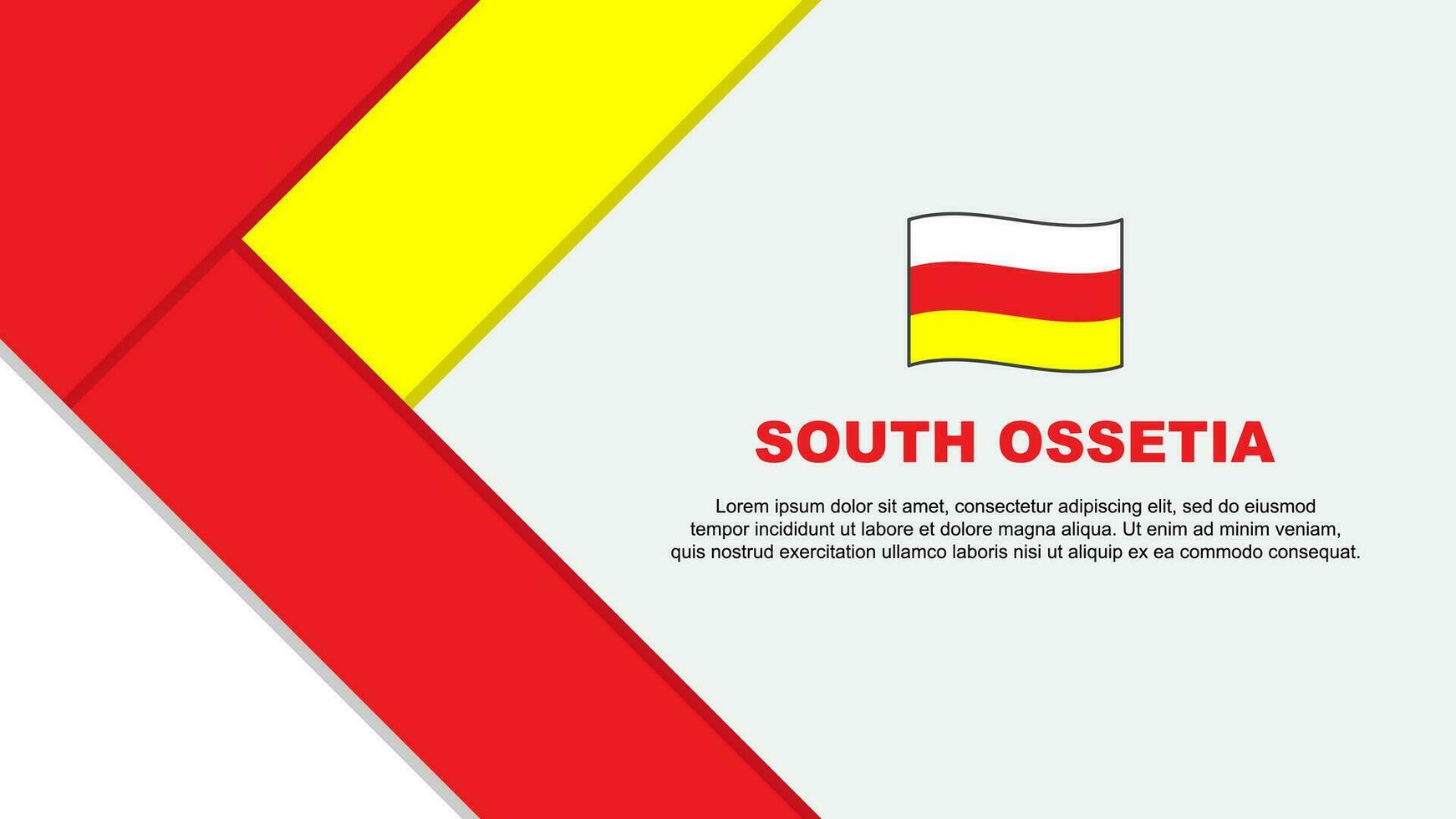 sur Osetia bandera resumen antecedentes diseño modelo. sur Osetia independencia día bandera dibujos animados vector ilustración. sur Osetia ilustración