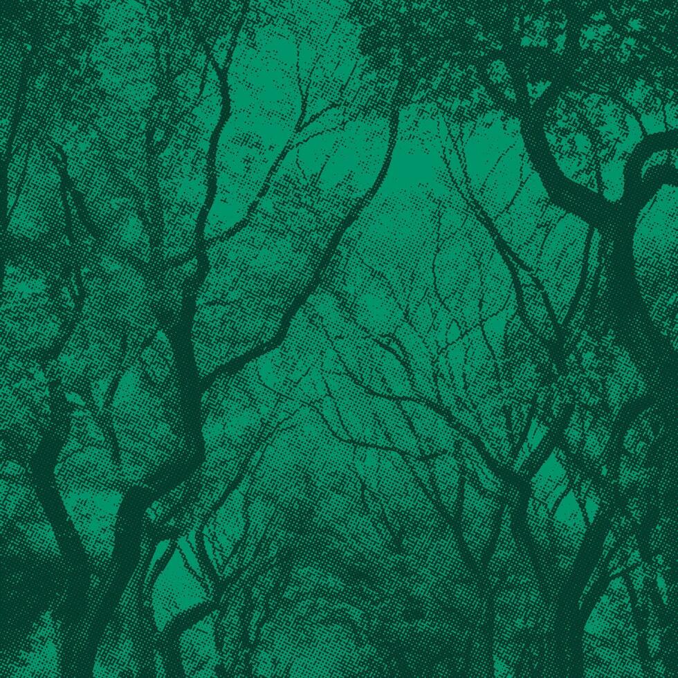 abstract halftone forest vector background