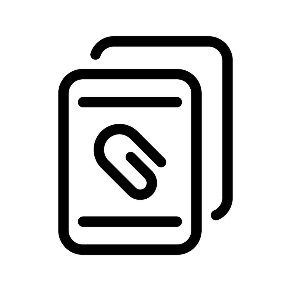 Attachment Icon Vector Symbol Design Illustration