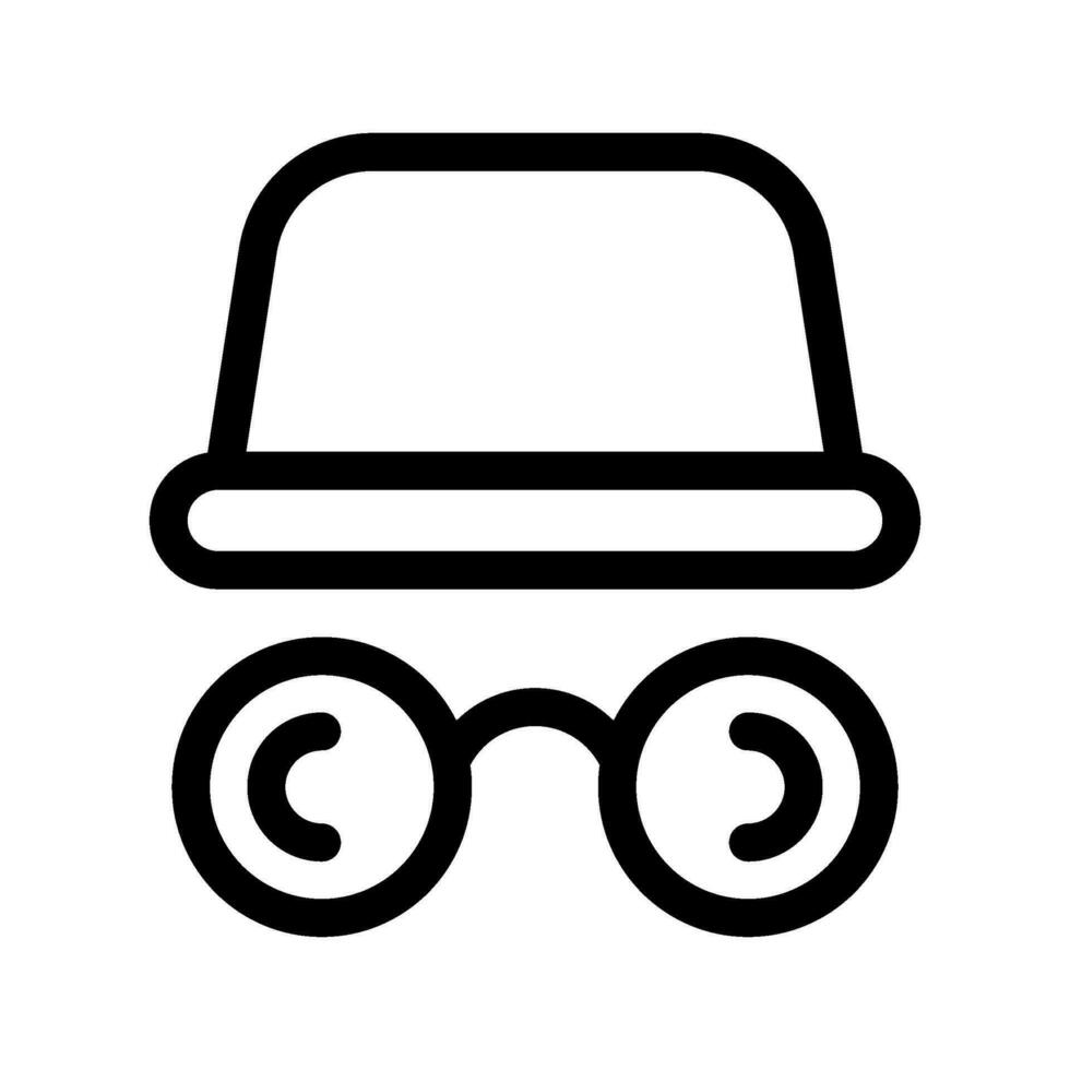 Incognito Icon Vector Symbol Design Illustration