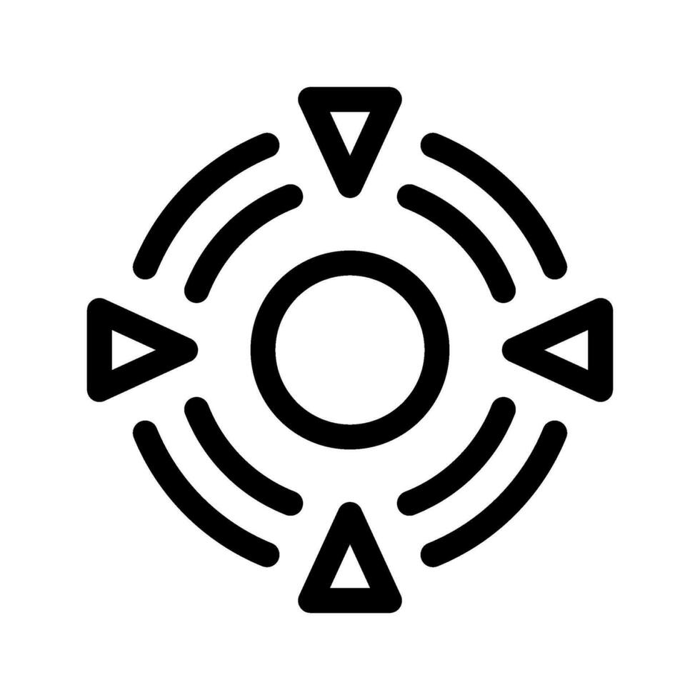 Target Icon Vector Symbol Design Illustration