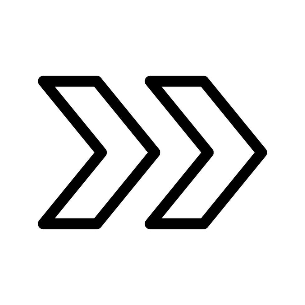 Right Arrow Icon Vector Symbol Design Illustration