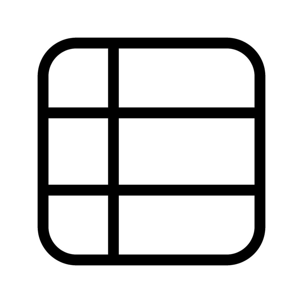 List View Icon Vector Symbol Design Illustration