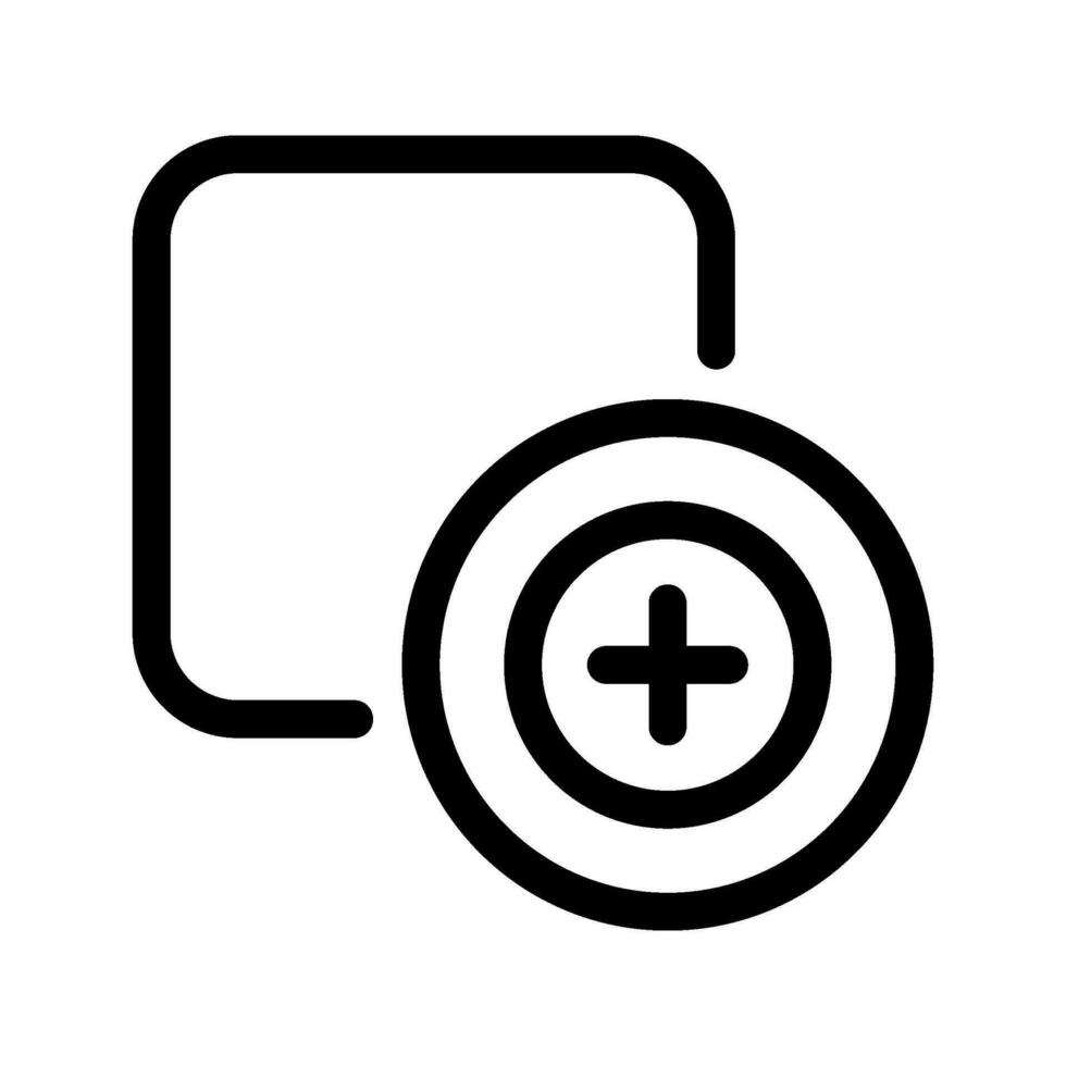 Substract Icon Vector Symbol Design Illustration