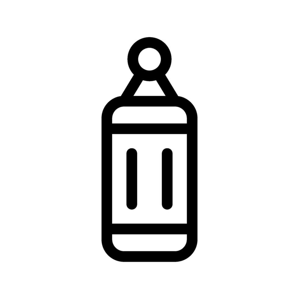 Punching Bag Icon Vector Symbol Design Illustration
