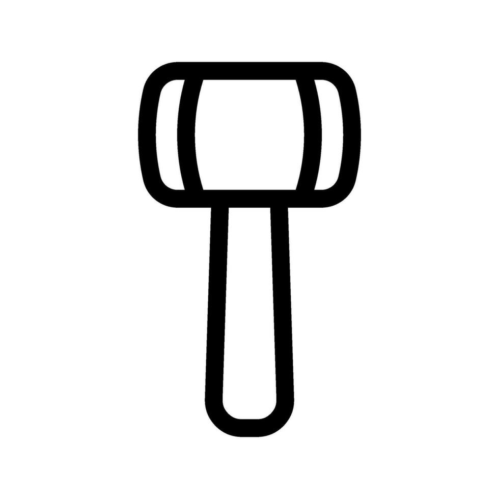 Mallet Icon Vector Symbol Design Illustration