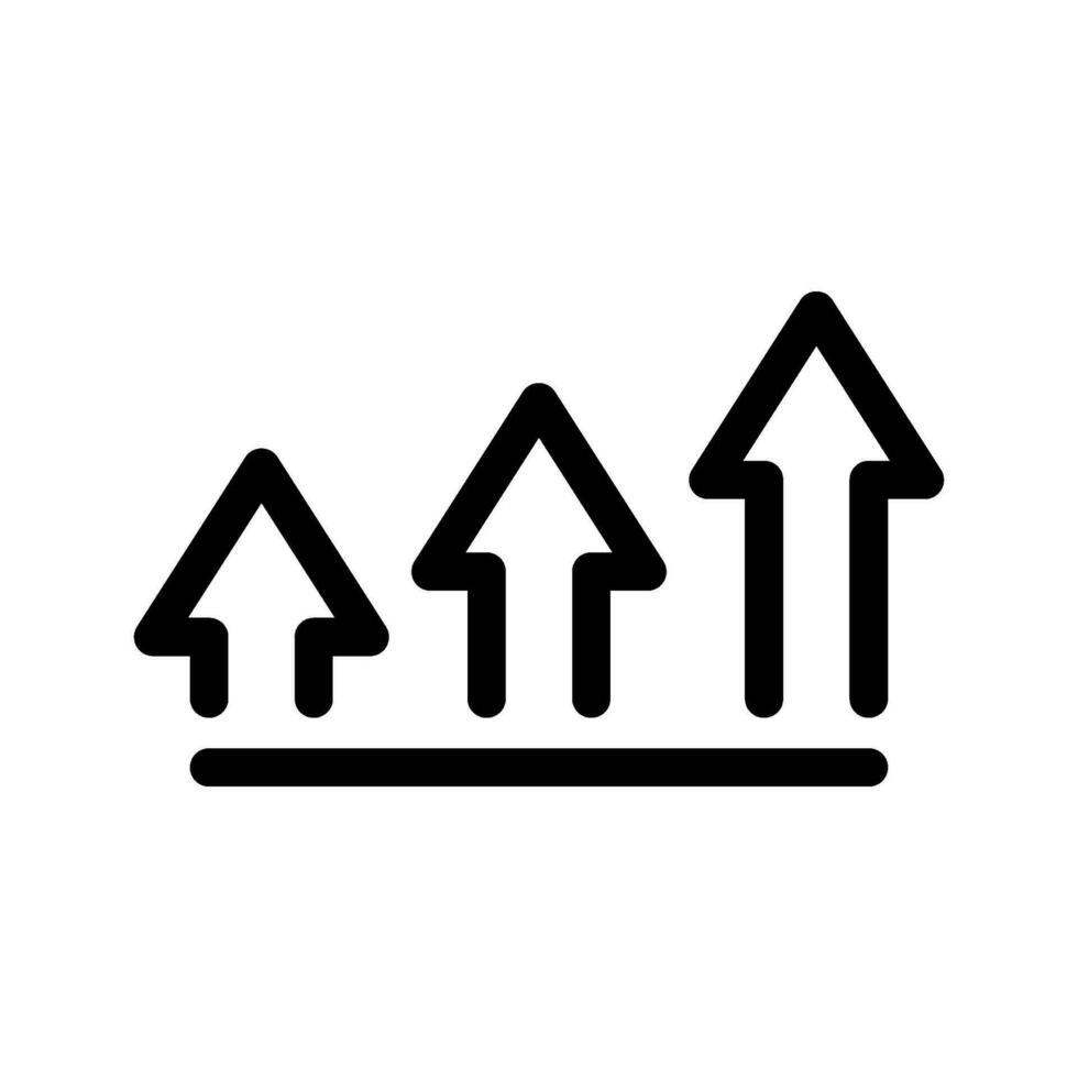 Growth Icon Vector Symbol Design Illustration