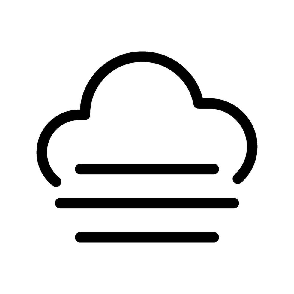 Fog Icon Vector Symbol Design Illustration