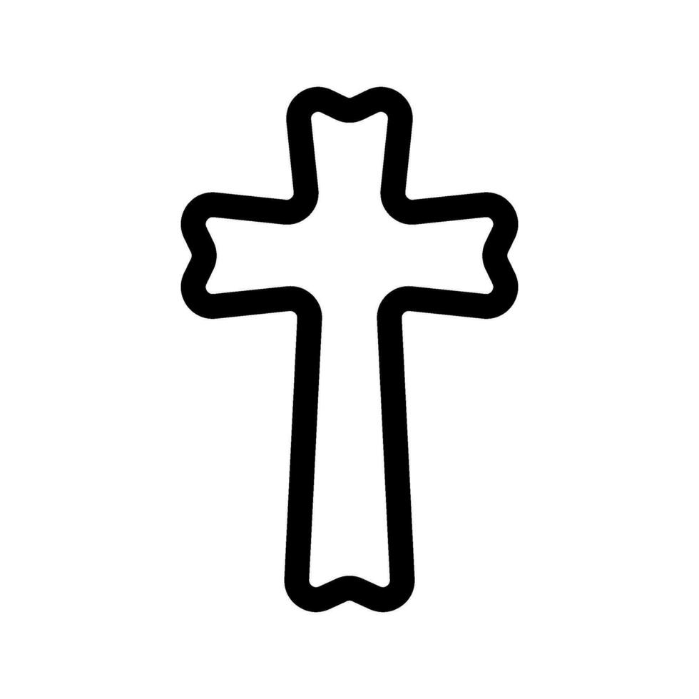 Cross Icon Vector Symbol Design Illustration