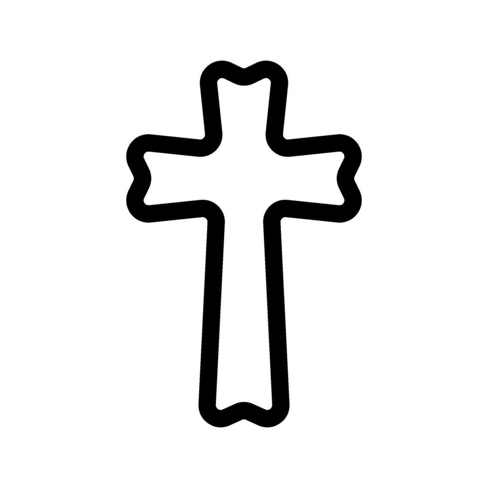 Cross Icon Vector Symbol Design Illustration