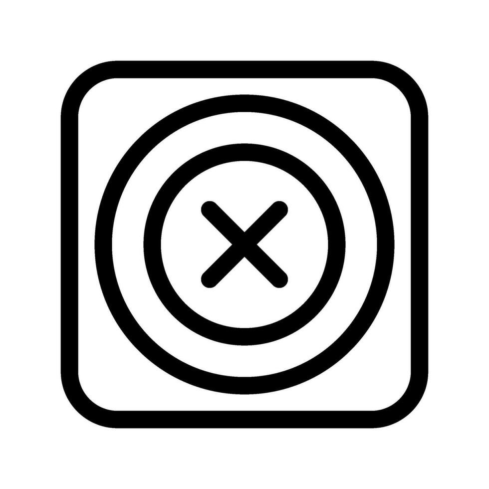 Wrong Icon Vector Symbol Design Illustration