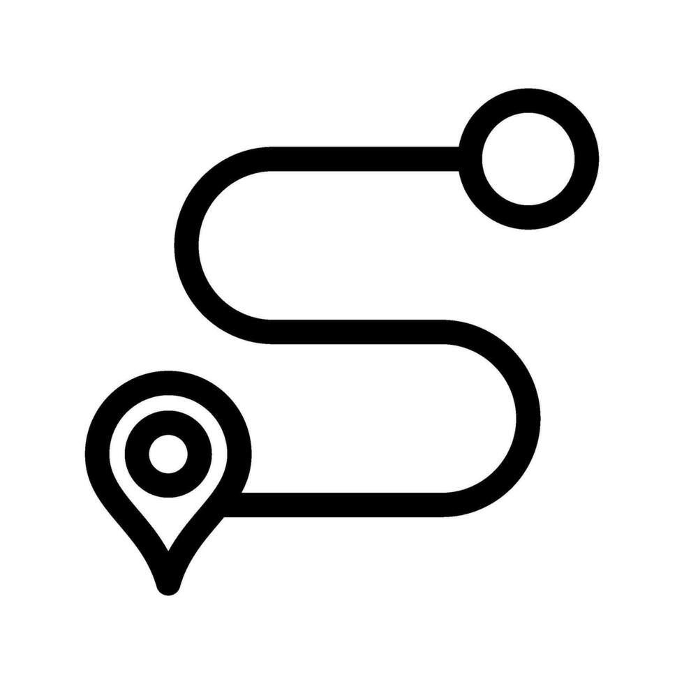S Road Icon Vector Symbol Design Illustration