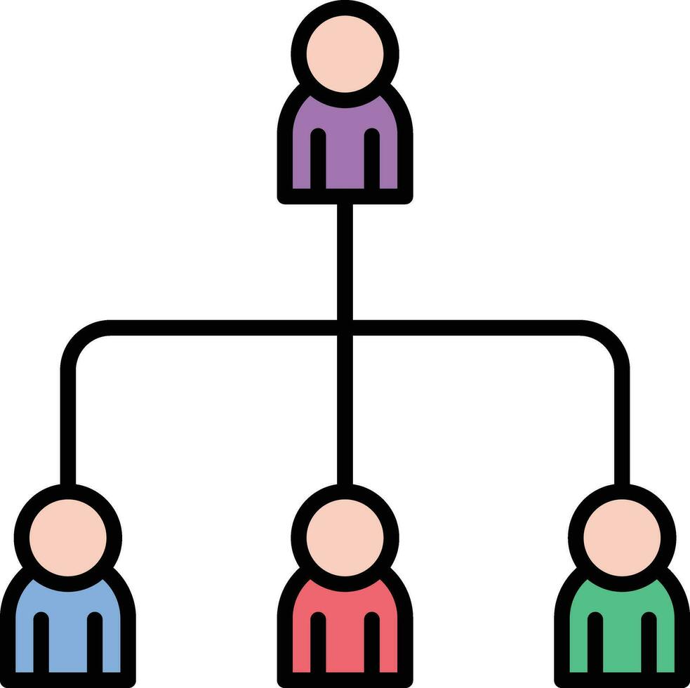 Company Structure Vector Icon