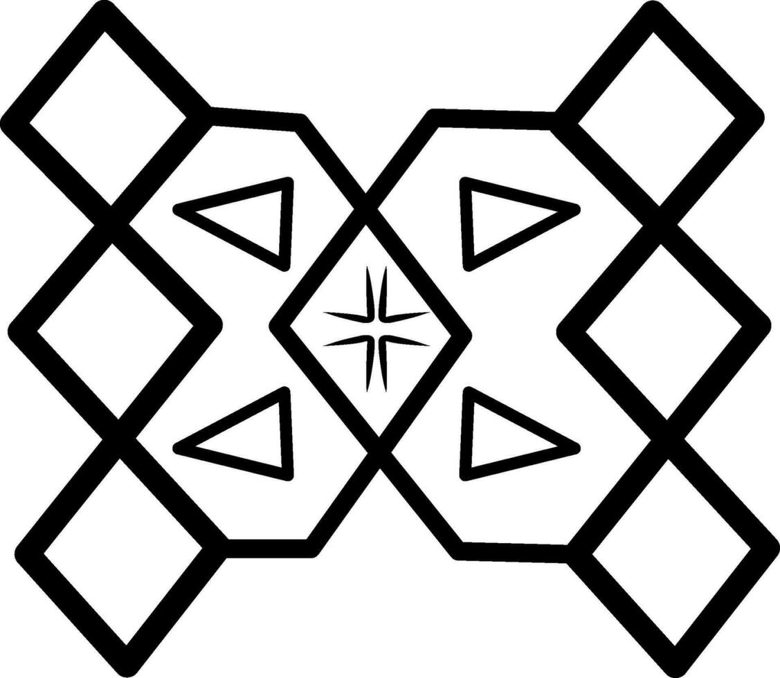black pattern illustration vector