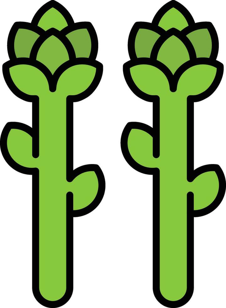 Asparagus Vector Icon