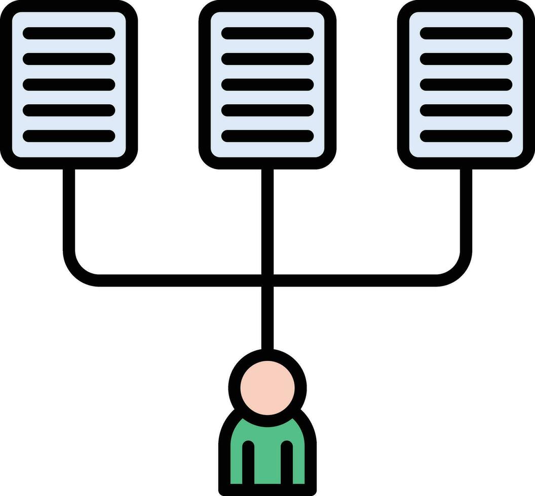 Hr Information System Vector Icon