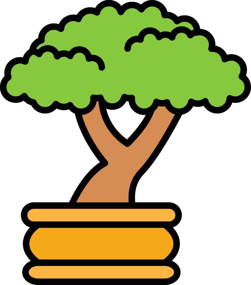 Bonsai Vector Icon