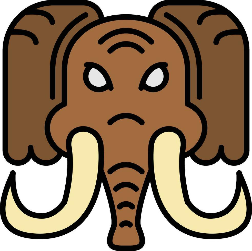 Mammoth Vector Vector Icon