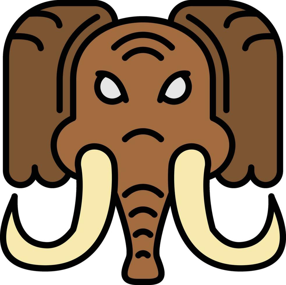 Mammoth Vector Vector Icon