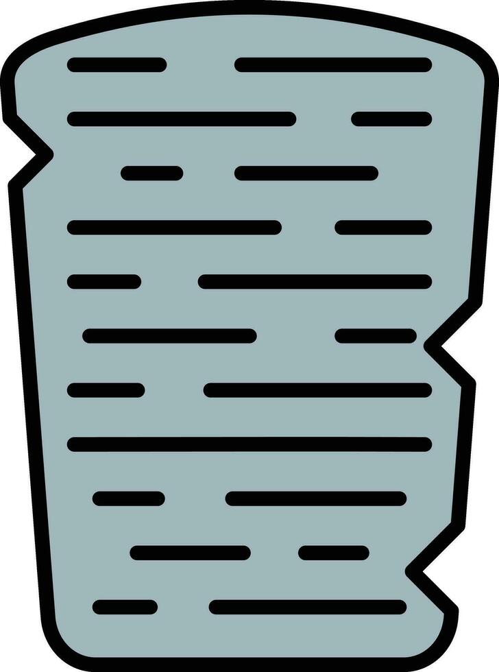 Stone Tablet Vector Vector Icon