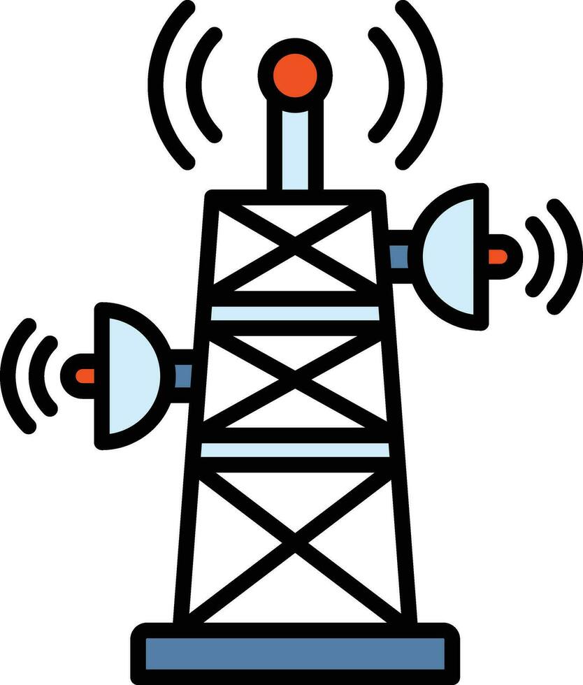 Signal Tower Vector Icon