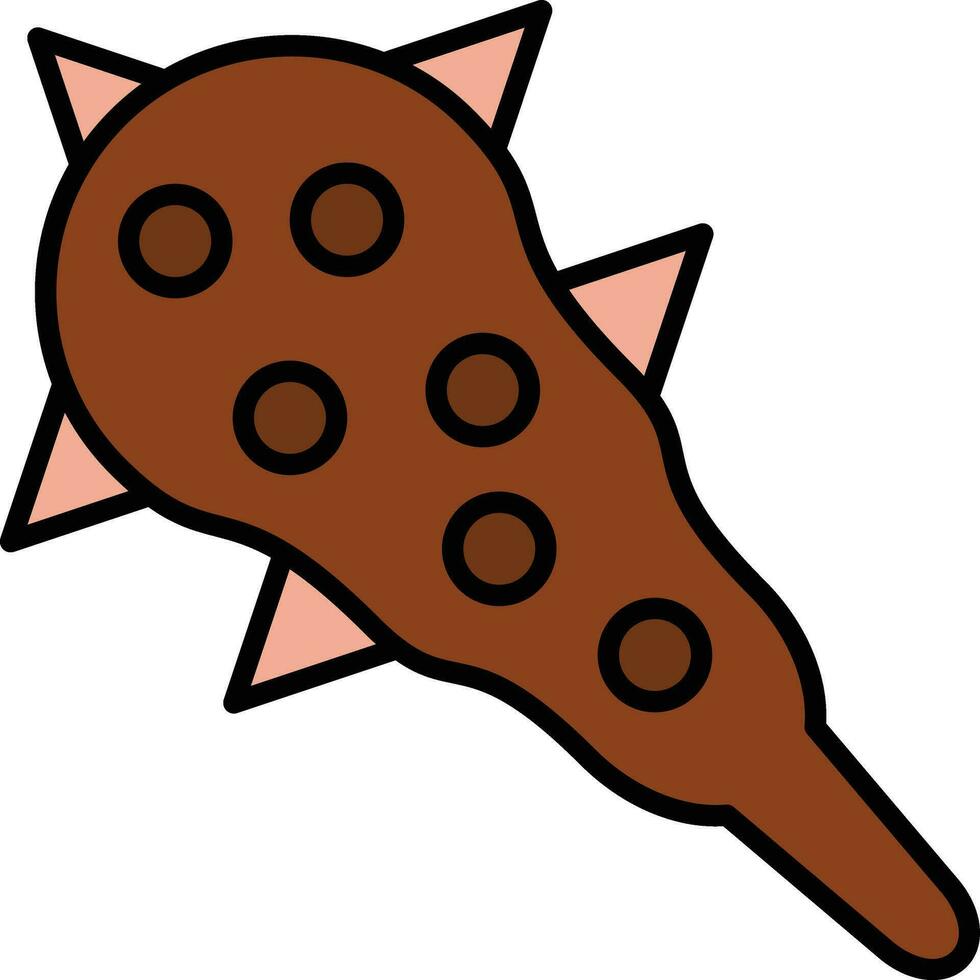 Wooden Bat Vector Vector Icon