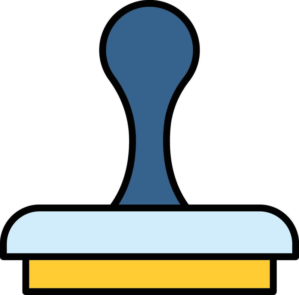 Rubber Stamp Vector Icon