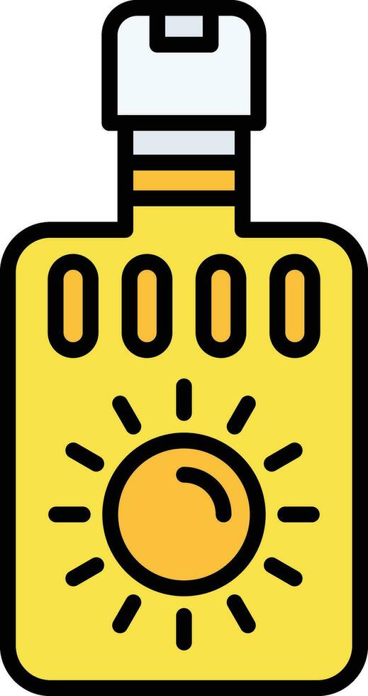 Sunscreen Vector Icon