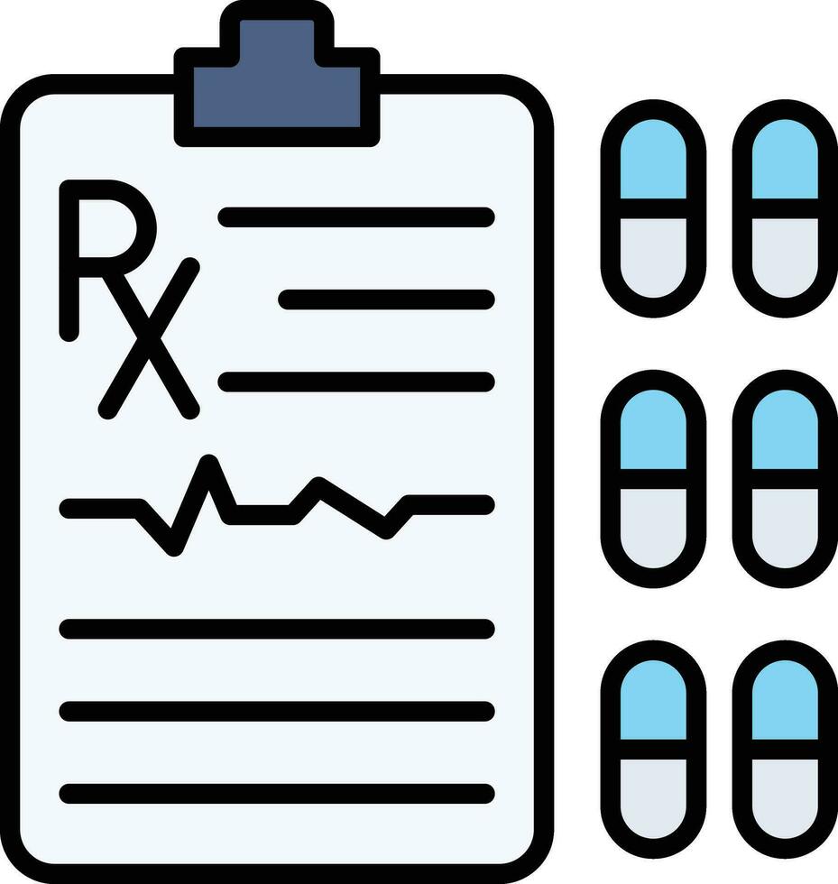 Prescription Vector Icon