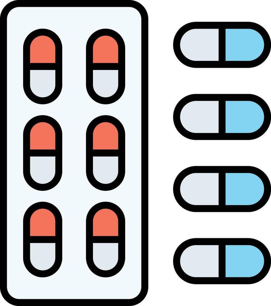 icono de vector de pastillas