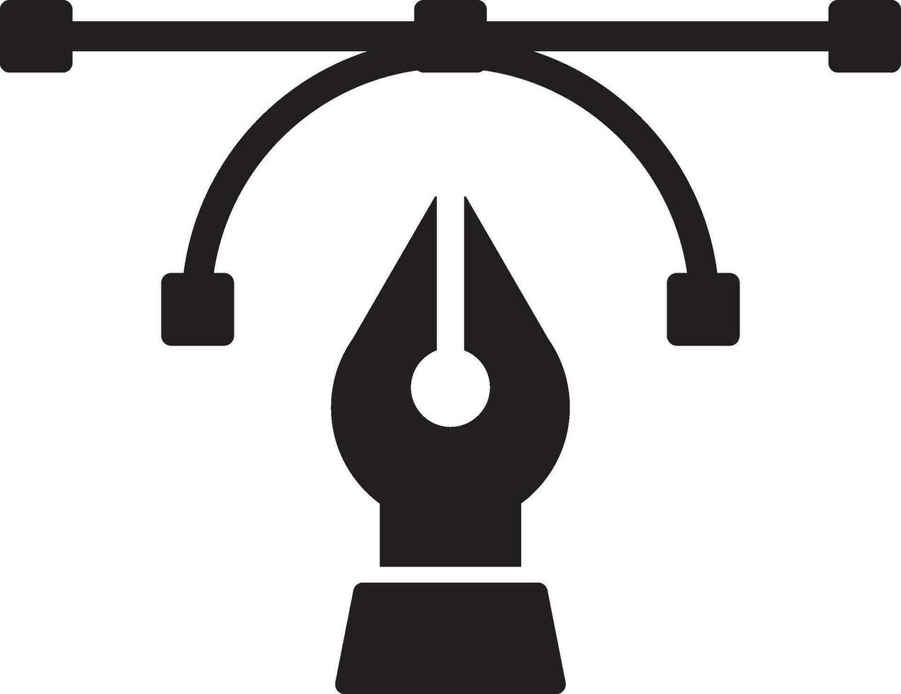 Pen tools icon vector