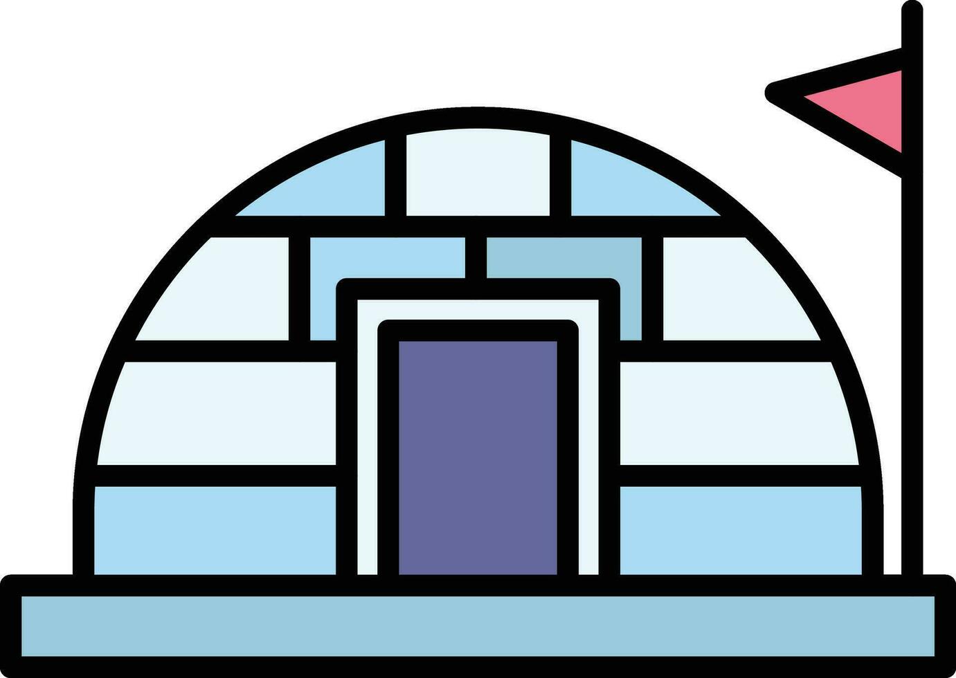 Igloo House Vector Icon