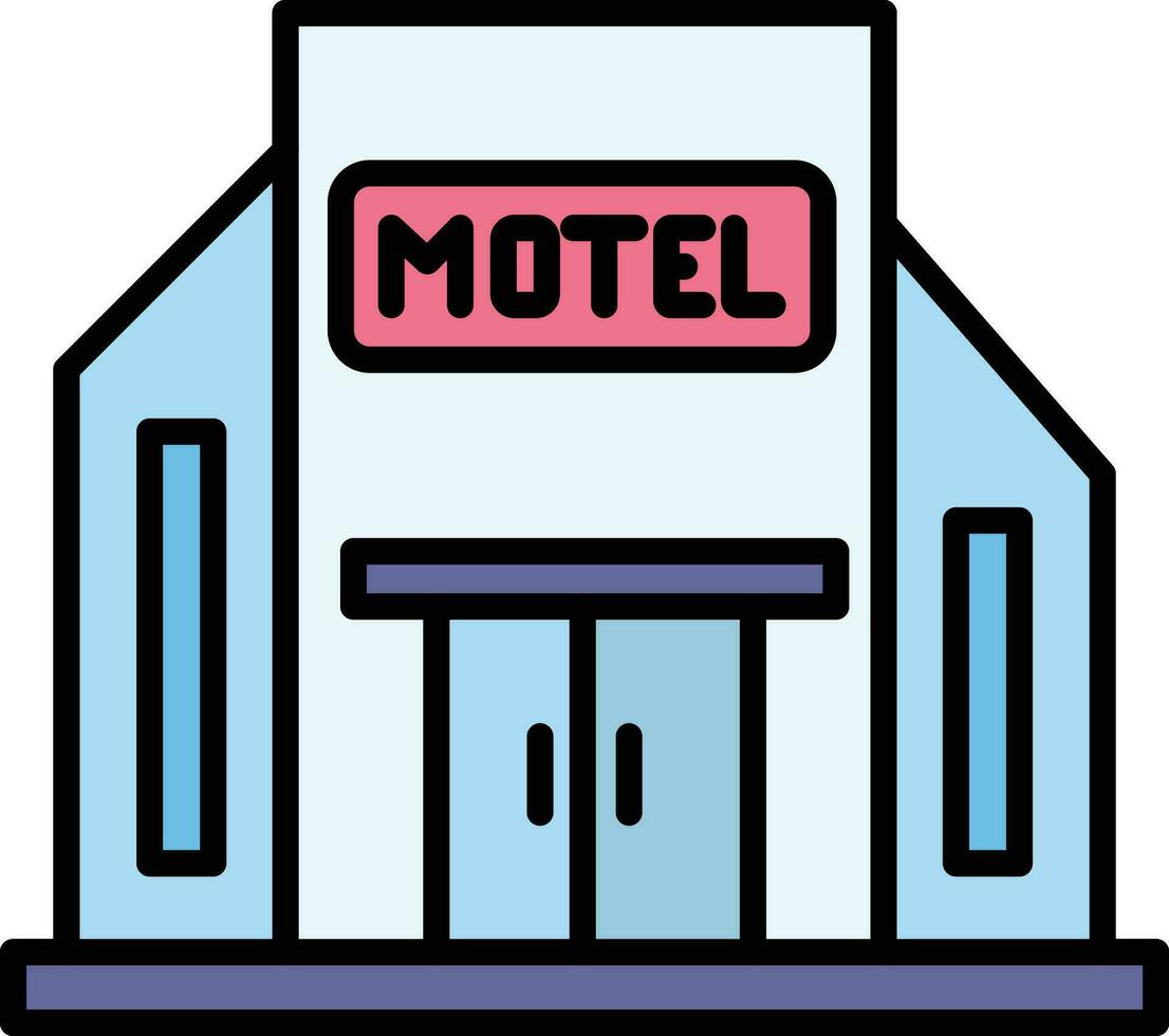 motel vector icono