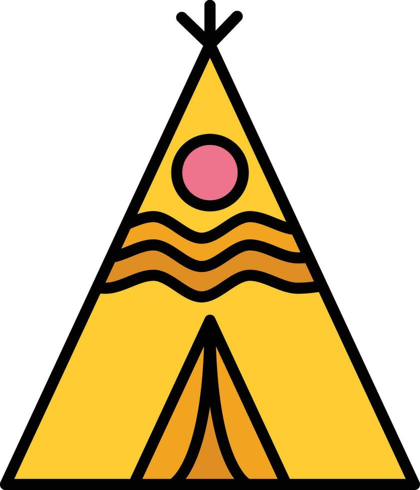 Wigwam Vector Icon