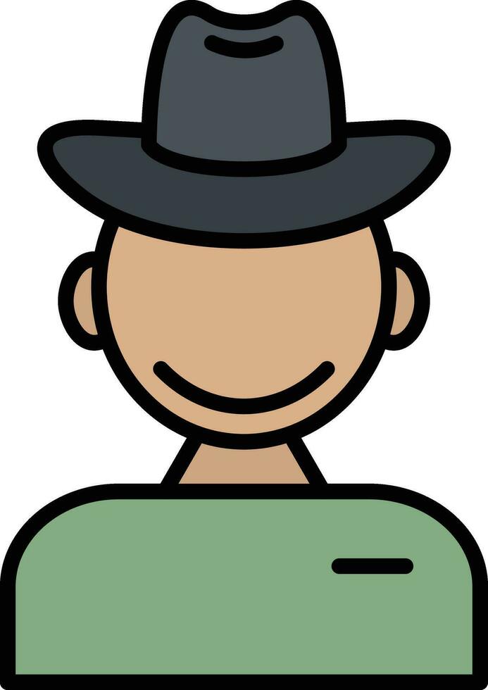 Cowboy Vector Icon