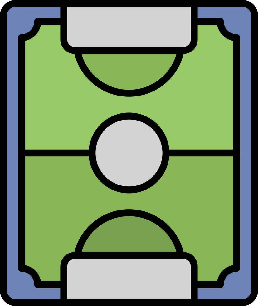 Football Field Vector Icon